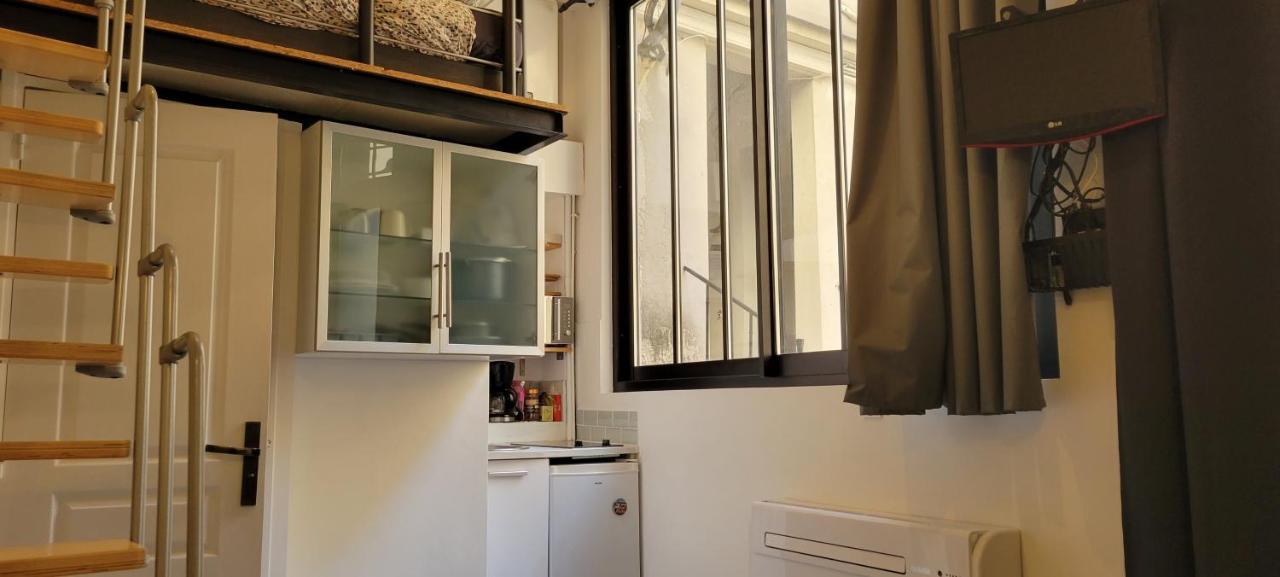 Studio Marais Menilmontant Paris Bagian luar foto