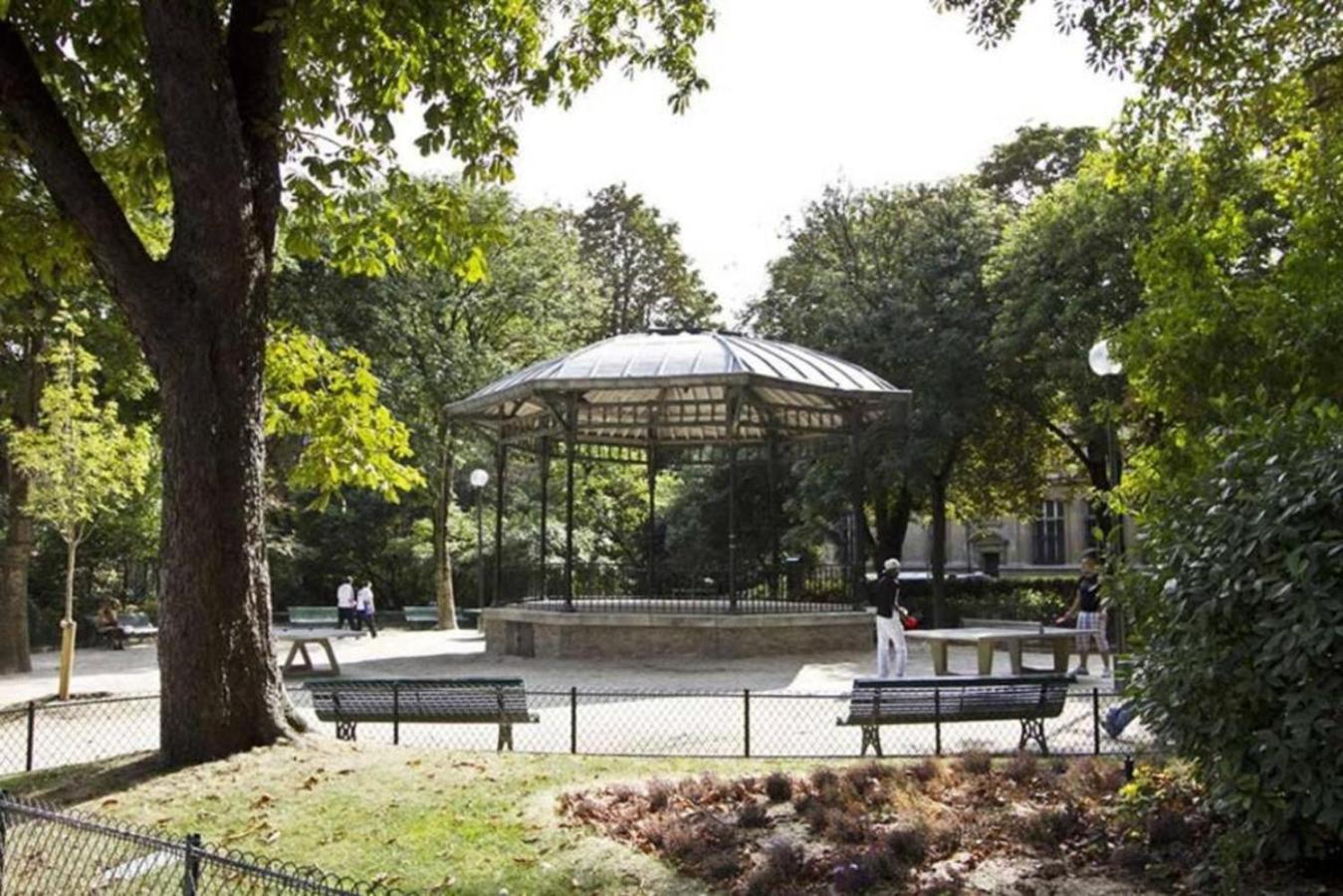 Studio Marais Menilmontant Paris Bagian luar foto