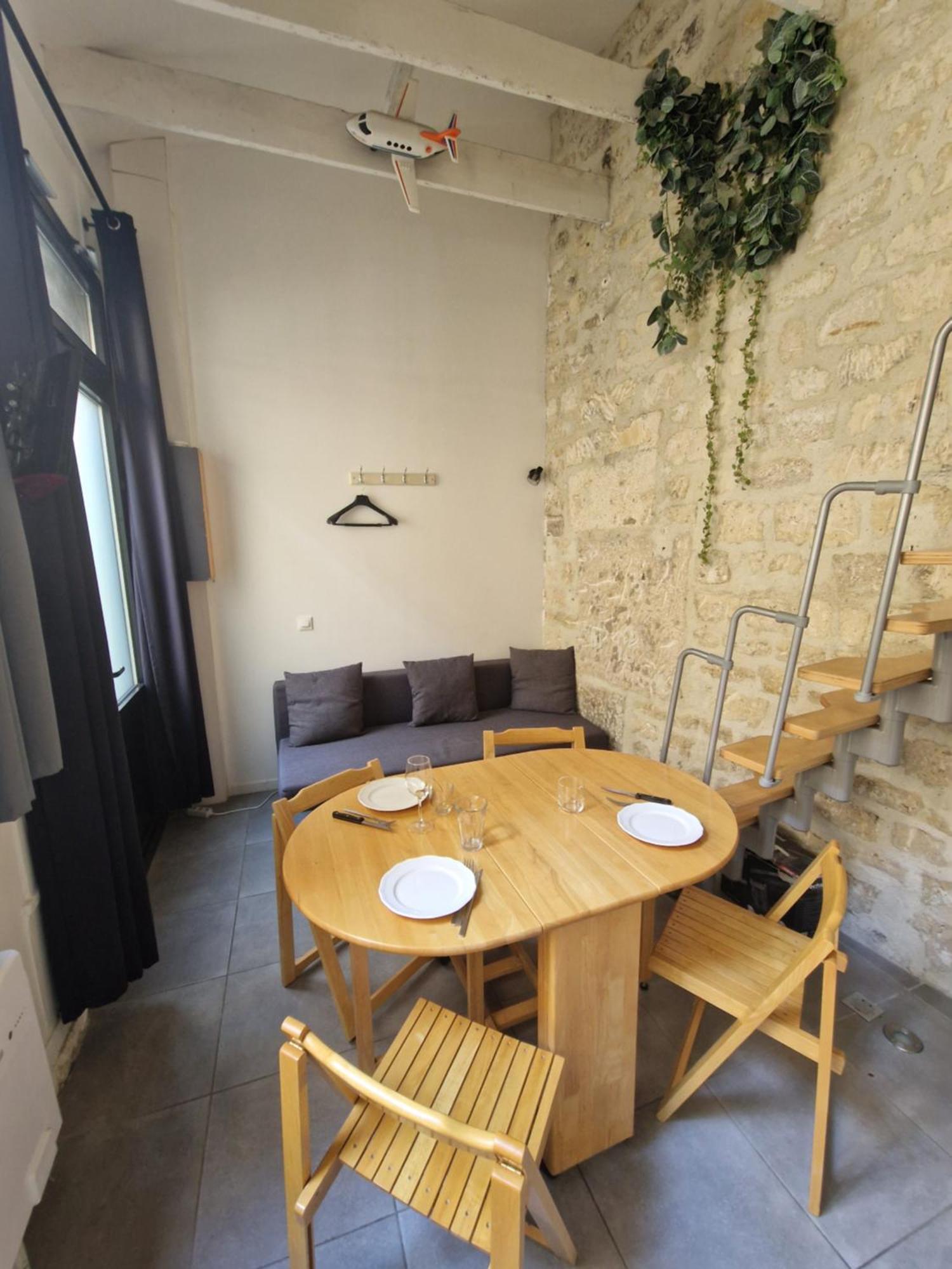 Studio Marais Menilmontant Paris Bagian luar foto
