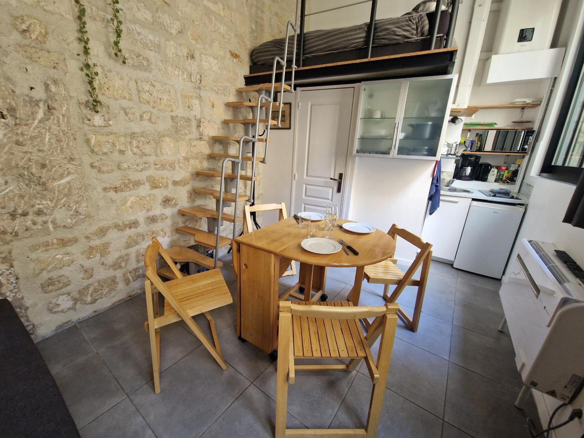 Studio Marais Menilmontant Paris Bagian luar foto