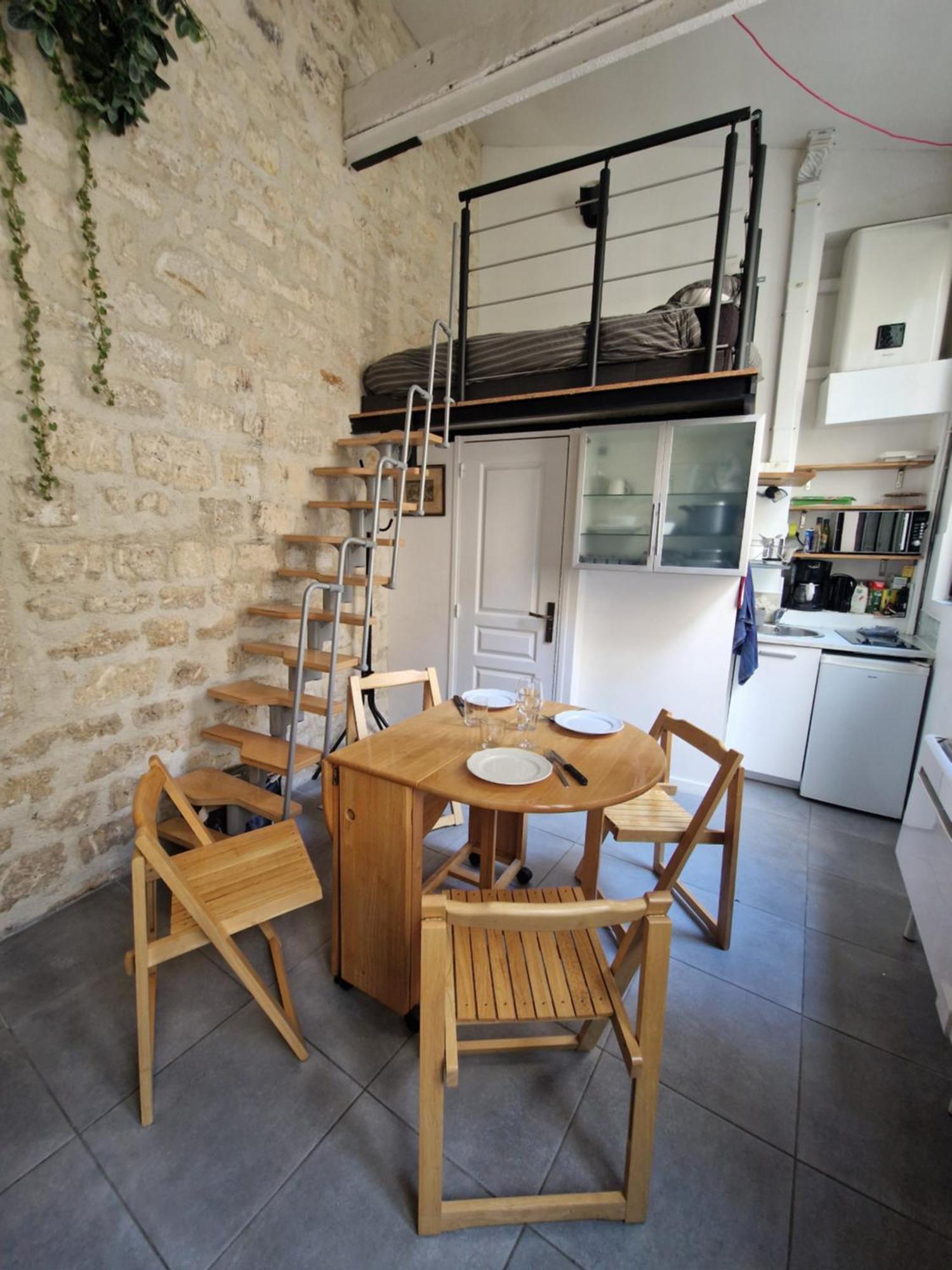 Studio Marais Menilmontant Paris Bagian luar foto